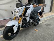 カワサキ　Z125PRO　2021年式　9640ｋｍ　ホワイト　個人出品_画像6