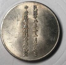 【聚寶堂】中国古銭 復旦大學創始人 馬相伯先生遺像紀念章 百齡老人 磁石に付かない 24mm 5.13g S-3233_画像2