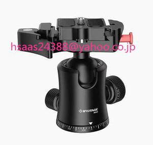 iFootage ボールヘッド雲台 KOMODO M30 BALL HEAD 自由雲台 アルカスイス互換 ビデオ雲台用クイックシュー対応 360度 回転可能 直径30mm