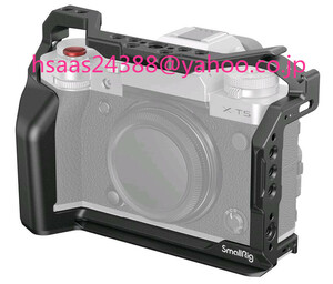 SmallRigカメラケージ Fujifilm X-T5用 カメラ フル ケージ アルミニウム合金カメラ リグ、シャッター ボタン、内蔵 QD ポート - 4135 