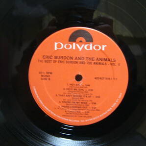 LP シュリンク mono Eric Burdon & The Animals The Best Of Eric Burdon And The Animals Vol. II/1986年 polydor se-4454の画像6