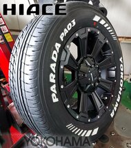 LEXXEL DeathRock デスロック!!200系ハイエース YOKOHAMA ヨコハマ PARADA パラダ 215/65R16 16インチ 新品タイヤホイールセット_画像8