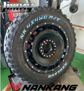 ジムニー JB23 JB64 SwaGGer スワッガー マットブラック 175/80R16 NANKANG ナンカン ホワイトレター