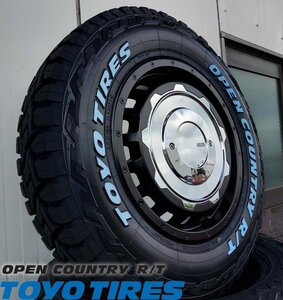 ジムニー JB23 JB64 LEXXEL SwaGGer Old style トーヨー オープンカントリー RT 185/85R16 タイヤホイールセット 16インチ ホワイトレター