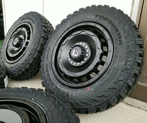 ヨコハマ ジオランダー MT G003 185/85R16 ジムニー JB64 JB23 タイヤホイール 新品4本セット 16インチ LEXXEL SwaGGer