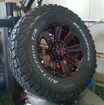 レッド LEXXEL DeathRock サーフ プラド ハイラックス H3 FJ 17インチ BF グッドリッチ オールテレーン KO2 265/65R17 265/70R17 285/70R17_画像2