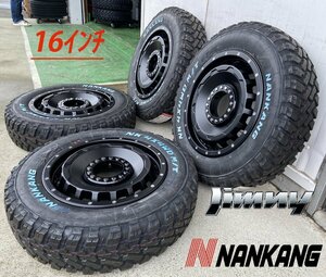 ジムニー JB23 JB64 SwaGGer スワッガー マットブラック 175/80R16 NANKANG ナンカン ホワイトレター