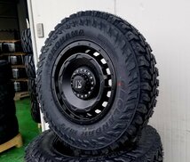 デリカ D5 エクストレイル RAV4 クロスロード ヨコハマ ジオランダー MT G003 215/70R16 タイヤホイールセット 16インチ マッドタイヤ_画像2