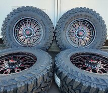 プラド ハイラックス FJ H3 パジェロ 17インチ LEXXEL PreDator プレデター ヨコハマ ジオランダー MT G003 265/70R17 285/70R17 265/65R17_画像7