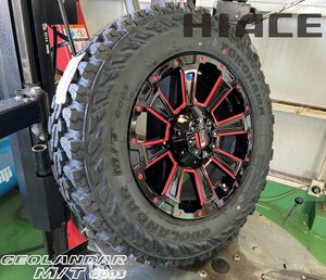 デリカD5 X-TRAIL LEXXEL DeathRock ヨコハマ ジオランダー MT G003 215/70R16 タイヤホイール16インチ 新品4本セット