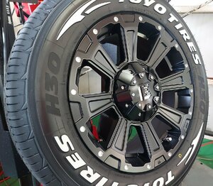 LEXXEL DeathRock!!200系ハイエース TOYO H30 215/65R16 16インチ 新品タイヤホイールセット