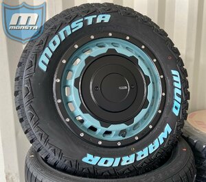 200系 ハイエース レジアスエース 16インチ SwaGGer MONSTA マッドウォーリアー 215/70R16 ホワイトレター 新品タイヤホイール 4本セット