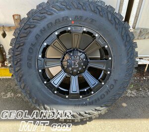 プラド ハイラックス サーフ FJ H3 LEXXEL DeathRock ヨコハマ ジオランダー MT G003 265/70R17 285/70R17 タイヤホイール17インチ