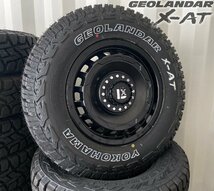 LEXXEL SwaGGer リフトアップ車 JB74 ジムニーシエラ ヨコハマ ジオランダー X-AT 235/70R16 オフロード系 タイヤホイールセット 16インチ_画像4