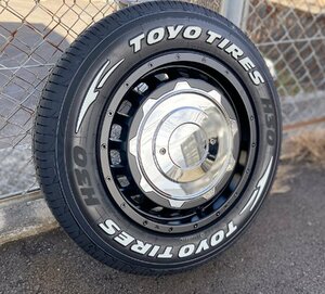 日産 キャラバン CARAVAN TOYO H30 215/65R16 ホワイトレター 車検対応 タイヤホイールセット LEXXEL SwaGGer old style 1台分