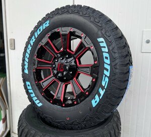 LEXXEL【DeathRock】デリカD5 エクストレイル CHR クロスロード等 16インチ MONSTAマッドウォーリアー 215/70R16 235/70R16 ホワイトレター