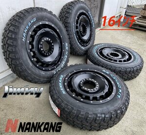 ジムニー JB23 JB64 SwaGGer スワッガー マットブラック 175/80R16 NANKANG ナンカン ホワイトレター　４本セット　人気上位