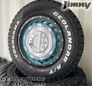 新品 最新作タイヤ SwaGGer ジムニー ヨコハマ ジオランダー G015 A/T 185/85R16 タイヤホイールセット 16インチ ホワイトレター