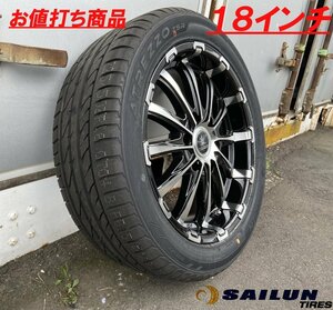 ハイエース レジアスエース 200系 タイヤホイール 18インチ BD12 特選タイヤ 225/50R18 新品 4本セット