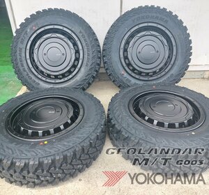 ジムニー JB64 JB23 JA LEXXEL SwaGGer Old ヨコハマ ジオランダー MT G003 185/85R16 195R16 215/70R16 タイヤホイールセット 16インチ