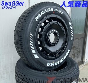 LEXXEL SwaGGer スワッガー!!100系ハイエース YOKOHAMA ヨコハマ PARADA パラダ 215/65R16 16インチ 新品タイヤホイールセット