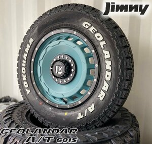 新品 最新作タイヤ SwaGGer ジムニー ヨコハマ ジオランダー G015 A/T 185/85R16 タイヤホイールセット 16インチ ホワイトレター