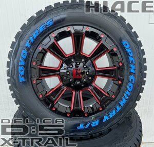 LEXXEL【DeathRock】デリカD5 エクストレイル RAV4 CX5 ヴァンガード 16インチ トーヨー オープンカントリー RT 235/70R16 ホワイトレター