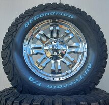 メッキ Balano JL JK ラングラー D5 RAV4 エクストレイル CX8 17インチ BF ALLTERRAIN KO2 285/70R17 265/70R17 265/65R17 225/70R17_画像6