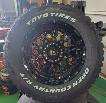 ランクル100系 シグナス ランドクルーザー R/T オープンカントリー RT 285/60R18 ホワイトレター タイヤホイール 18インチ_画像5