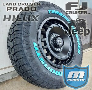 プラド ハイラックス サーフ FJ H3 LEXXEL SwaGGer MONSTA TERRAIN GRIPPER 265/65R17 265/70R17 285/70R17 タイヤホイール17インチ