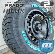 JL JK ラングラー LEXXEL SwaGGer MONSTA TERRAIN GRIPPER 265/65R17 265/70R17 285/70R17 タイヤホイール17インチ ホワイトレター_画像1