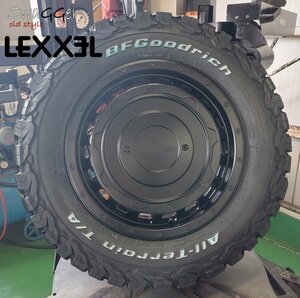 200系ハイエース HIACE LEXXEL SwaGGer Old style BF Goodrich ALLTERRAIN KO2 215/70R16 タイヤホイールセット 16インチ ホワイトレター