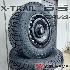 RAV4 デリカD5 エクストレイル アウトランダー CX5 LEXXEL SwaGGer ヨコハマ ジオランダー X-AT 235/70R16 タイヤホイールセット 16インチ