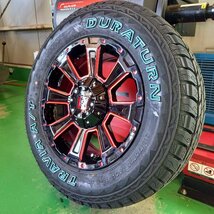 デリカD5 エクストレイル CHR クロスロード CX-5 CX-3 タイヤホイール デュラターン Travia AT 215/70R16 16インチ DeathRock_画像4