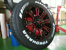 YOKOHAMA パラダ 215/65R16 車検対応 200系ハイエース タイヤホイール 4本セット 16インチ LEXXEL DeathRock_画像4