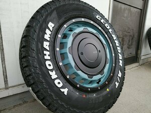 ジムニー JB64 JB23 タイヤホイール ヨコハマ ジオランダー A/T G015 185/85R16 ホワイトレター 16インチ SwaGGer