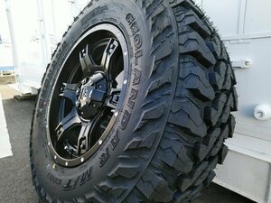 Jeep ラングラー JK JL タイヤホイール OutLaw ヨコハマ ジオランダー G003 M/T 265/70R17 285/70R17