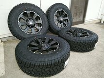 デリカ D5 RAV4 エクストレイル アウトランダー タイヤホイールセット 235/70R16 ヨコハマ ジオランダーX-AT 16インチ LEXXEL DeathRock_画像4