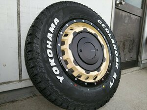 ジムニー JB64 JB23 タイヤホイール ヨコハマ ジオランダー A/T G015 185/85R16 ホワイトレター 16インチ SwaGGer