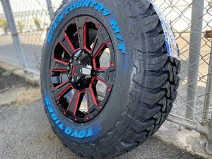 TOYO オープンカントリー MT 225/75R16 RAV4 デリカD5 エクストレイル 16インチ タイヤホイールセット 4本セット DeathRock