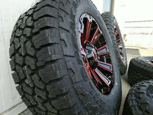 150プラド サーフ ハイラックス 265/70R17 タイヤホイール 新品4本セット ファルケン ワイルドピーク AT3W 17インチ DeathRock