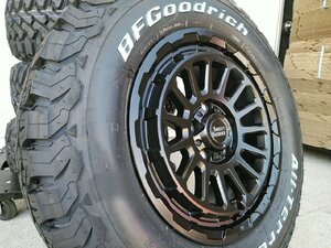 デリカ D5 エクストレイル タイヤ ホイールセット BF グッドリッチ オールテレーン KO2 225/70R16 バークレイハードロック リザード