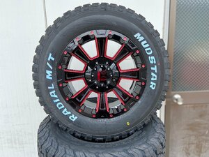 200系ハイエース レジアスエース タイヤホイールセット 16インチ マッドスター ラジアル MT　215/65R16 車検対応品 LEXXEL DeathRock