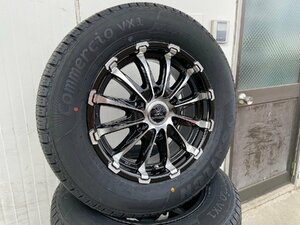 車検対応 200系ハイエース レジアスエース タイヤホイールセット Bounty Collection BD12 16インチ SAILUN VX1 215/65R16