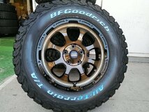 デリカ D5 エクストレイル タイヤ ホイールセット BF グッドリッチ オールテレーン KO2 225/70R16 マッドクロス グレイス_画像5