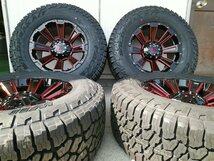 ファルケン ワイルドピーク AT3W 265/70R17 150プラド サーフ ハイラックス タイヤホイール 新品4本セット 17インチ DeathRock_画像6