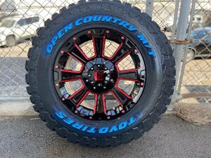 タイヤホイールセット 16インチ TOYO オープンカントリー MT 225/75R16 RAV4 デリカD5 エクストレイル 4本セット DeathRock