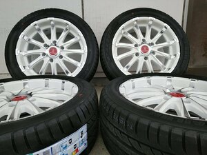 ハイエース200系 タイヤホイールセット 18インチ BD12 特選タイヤ 225/50R18 新品 4本セット