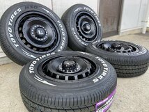 車検対応タイヤホイールセット 日産 キャラバン CARAVAN TOYO H30 215/65R16 ホワイトレター LEXXEL SwaGGer 4本セット 1台分_画像8