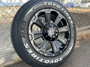 車検対応タイヤホイールセット ハイエース レジアスエース トーヨータイヤ H30 215/65R16 16インチ 4本セット 1台分 LEXXEL DeathRock